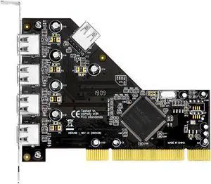 PCI to USB Multiplier Riser PCI to 5 x USB 2.0 Adapter Extender For Desktop PC PCI-USB Expansion Card PCI to USB Multiplier Riser PCI to 5 x USB 2.0 Adapter Extender For Desktop PC PCI-USB Expansion Card