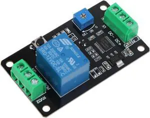 TRM01 Delay Timer Relay Multi-functional Delay for Time Relay Self-locking Relay Delay Trigger Delay Relay for DC 12V TRM01 Delay Timer Relay Multi-functional Delay for Time Relay Self-locking Relay Delay Trigger Delay Relay for DC 12V