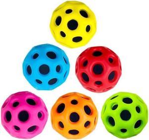 6PCS Toy Balls Bouncing Ball Squeeze Sensory Fidgets Kids Pool Toy Party Supply