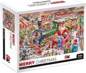 Christmas Theme Jigsaw Puzzle DIY Home Decor Fidgets Puzzle Toy 1000pcs