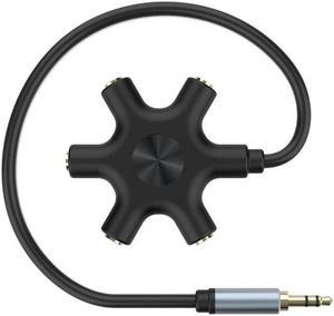 3.5mm Splitter Cable 1 Male To 5 Female Headphone 3.5mm Adapter Splitter
