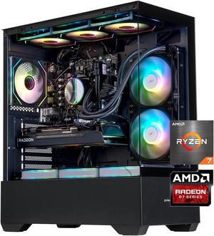 VTG Gaming PC AMD Ryzen7 9700X, Radeon RX 9070 GRE 12G, 1TB NVME SSD, 32GB DDR5 RAM , 850W GOLD PSU ,360MM AIO liquid cooler , MSI B650M , Windows 11 Home, WIFI,  Prebuilt Gaming Pc New computer