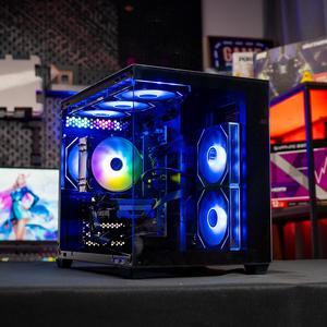VTG Gaming Desktop PC , Ryzen5 9600X, Radeon RX 9060XT 16G ,MSI B650M 32GB DDR5 1TB NVMe SSD, 650W GOLD PSU, Wi-Fi,360 Liquid Cooler,ARGB Fans , Windows 11 Home 64-bit ,Prebuilt Gaming Pc New computer