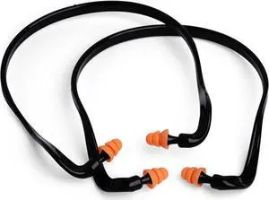 2 Pairs of Banded Ear Plugs Individually Wrapped