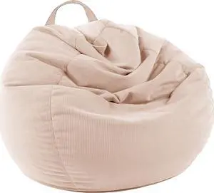 LPMOERA Stuffed Animal Storage Soft Bean Bag Chair Cover No Filler Beige LPMOERA Stuffed Animal Storage Soft Bean Bag Chair Cover No Filler Beige