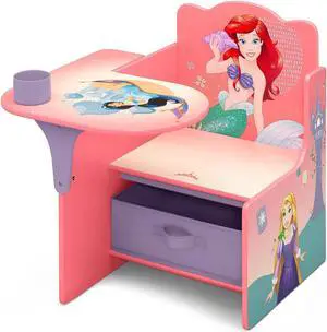 Delta Children Chair Desk with Storage Bin, Disney Princess