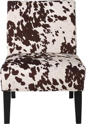 Christopher Knight Home Kassi Fabric Dining Chair, Milk Cow 29.5D x 22.75W x 32.5H in, Welcome to consult