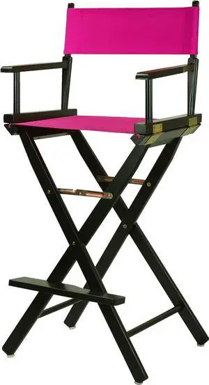 Casual Home 230-02/021-30 Director Chair 30" - Bar Height BlackFrame/Magenta Canvas, Welcome to consult