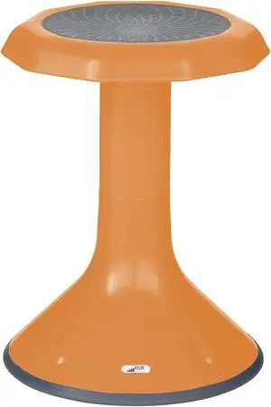 ECR4Kids ACE Active Core Engagement Wobble Stool, 18-Inch Seat Height, Flexible Seating, Orange