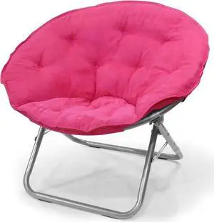 Urban Shop Microsuede Sacuer Chair, Adult, Pink, Welcome to consult
