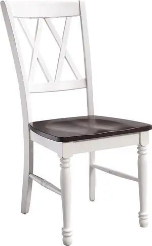 Crosley Furniture Shelby Dining Chairs (Set of 2), Distressed White, Welcome to consult