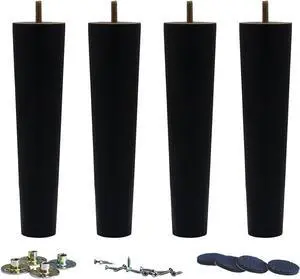 WEICHUAN 8 Inch Wood Replacement Sofa Chair Couch Furniture Legs Set of 4 WEICHUAN 8 Inch Wood Replacement Sofa Chair Couch Furniture Legs Set of 4