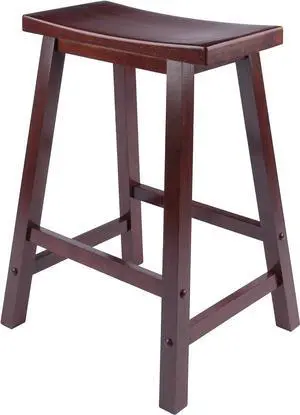 Winsome Satori Counter Stool, 24", Walnut