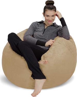 Sofa Sack Bean Bag Chair Cover, 3 Foot, Camel, Welcome to consult