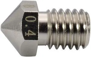 4pcs 3D Printer M6 Thread Plated Wear Resistant V6 Nozzle 0.4mm / 3.0mm Compatible with V5 V6 Hotend/Titan Aero extruder/Ultimaker 2+ Extended Olsson Block Hotend (4pcs 0.4mm), Welcome to consult
