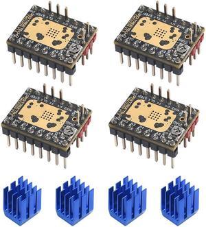 BIGTREETECH TMC2209 V1.3 Stepper Motor Driver Silent Drivers UART Stepsticks VS TMC2130 for Octopus v1.1/Octopus Pro,SKR V1.4 Turbo Manta M4P Manta M5P/M8P SKR 3 SKR Pro 3D Printer Motherboard (4Pcs)