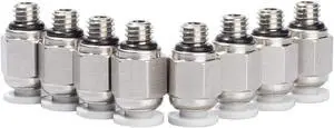 UniTak3D Bowden Tube Connectors PC4-M6 Bowden Extruder Couplers for Ender V2 Ender 3 Pro CR10 I3 Mega Chiron Series 3D Printers(Pack of 8Pcs), Welcome to consult