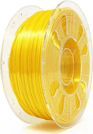 Gizmo Dorks Silk PLA 3D Printer Filament 1.75mm 1kg, High Gloss Yellow Gold, Welcome to consult