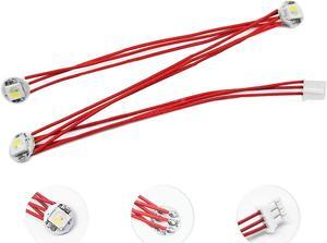 1-Pack RGBW Mini Button PCB LED Installed with PTFE Cables Compatible with Voron 2.4 Trident SB StealthBurner Extruder DIY 3D Printer, Welcome to consult