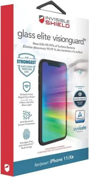 ZAGG InvisibleShield Glass Elite VisionGuard+ for iPhone 11 and iPhone XR - Extreme Shatter, Impact and Scratch Protection, Fingerprint Resistant - Clear, Welcome to consult