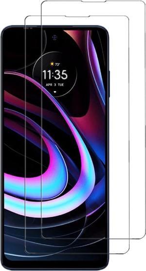 VIESUP for Moto Edge 2021 High Clear Screen Protector Tempered Glass - [2Pack] 9H Hardness Anti-Scratch Screen Protector Protective Tempered for Moto Edge 2021 (Not for Moto Edge 2020 3D Curved edge)