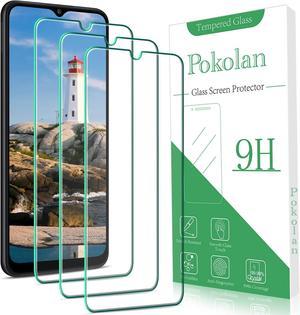Pokolan [3-Pack] Screen Protector Designed for Samsung Galaxy A02s / Galaxy A02 Tempered Glass, Anti Scratch, Bubble Free, Easy to Install, HD Clear, 9H Hardness, Welcome to consult