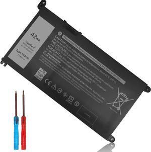 42Wh YRDD6 1VX1H VM732 Battery for Dell Inspiron 5591 7586 5491 5481 5482 5485 3310 2-in-1 15 3582 3583 3593 3584 5590 5593 5594 5585 5598 14 3493 5493 5480 3793 Vostro 3491 5581 5490 5590 3 Cell