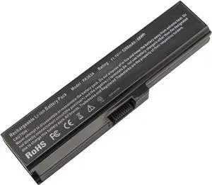 PA3634U-1BAS Laptop Battery for Toshiba Satellite A665 C655 L645 L645D L650 L650D L655 L655D L670 L675 M300 M301 M305 M505 U405, p/n PABAS228 PA3634U-1BRS PA3635U-1BAM PA3636U-1BRS PA3635U-1BRM