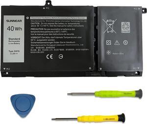 SUNNEAR JK6Y6 Laptop Battery Replacement for Dell Latitude 3410 3510 Vostro 5300 5401 5501 Inspiron 5300 5401 5402 5408 5409 5508 5400 5406 7405 7300 7500 2-in-1 Silver Series H5CKD 0C5KG6 0CF5RH