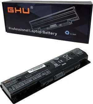 GHU New Battery PI06 PI06XL Compatible with HP Notebook HSTNN-LB4N HSTNN-UB4N HSTNN-LB4O PI09 PN 710416-001 710417-001 HSTNN-YB4N HSTNN-YB4O P106 PI06 PI06XL PI09 58WH 5200mAH 10.8v11.1v