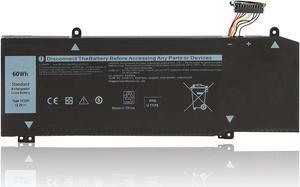 1F22N 15.2V 60Wh New Laptop Battery Replacement for Dell Alienware M15 M17 R1 G7 7590 7790 G5 5590-D2783W D2743B D2865B D2863W D2842W D2843W Series 0HYWXJ HYWXJ 0JJPFK JJPFK