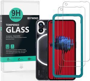 Ibywind Screen Protector For Nothing phone (1) 5G(6.55 Inches),with 2Pcs Tempered Glass,1Pc Camera Lens Protector,1Pc Backing Carbon Fiber Film[Fingerprint Reader,Easy to install], Welcome to consult