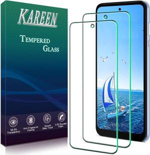 KAREEN (2 Pack) Designed for Motorola Moto G Power 2022 Tempered Glass Screen Protector, Anti Scratch, Bubble Free, 9H Hardness, Welcome to consult