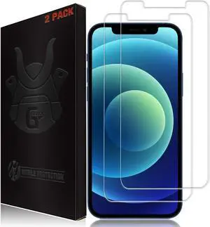 G-Armor 2 Pack Screen Protector for iPhone 12 Mini - Tempered Glass Screen Saver, Phone Case Friendly, Lifetime Replacement, Protective Screen Cover for 5.4 Inch iPhones, Welcome to consult