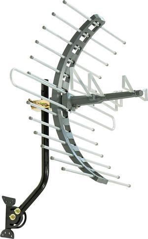 GE Outdoor HD Digital TV Antenna, Long Range Smart TV Antenna, Supports 4K 1080P HD Smart TV VHF UHF, J Mount Included for Attic or Outdoor, Weather Resistant, 29884, Welcome to consult