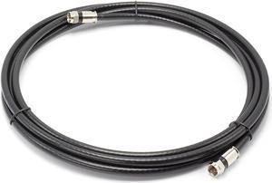 25' Feet, Black RG6 Coaxial Cable (Coax Cable) with Weather Proof Connectors, F81 / RF, Digital Coax - AV, Cable TV, Antenna, and Satellite, CL2 Rated, 25 Foot, Welcome to consult