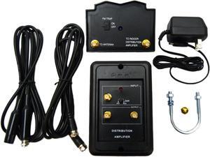 Indoor Outdoor High Gain Signal Amplifier HDTV VHF UHF FM Channel Boost, Welcome to consult