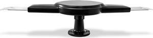 Amplified RV Antenna by Continu.us | CA1500B Digital TV 360° Reception, 55 Mile Range, Power Amplified Recreational Vehicle HD Caravan Antenna. Portable, Compact & Waterproof. (Black)
