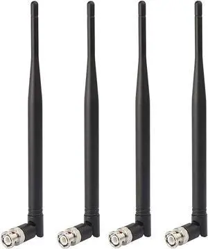 Bingfu Wireless Microphone Receiver Antennas BNC Male Antenna UHF 400MHz-960MHz (4-Pack) for Wireless Microphone System Receiver Remote Digital Audio Mic Receiver Tuner UHF Ham Radio