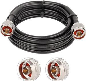 XRDS -RF KMR240 N Male Cable 10 ft, 50 Ohm Low Loss Coax N Male to N Male Connector Extension Cable for 3G/4G/5G/LTE/GPS/WiFi/RF/Ham/Radio to Antenna or Phone Signal Booster Use (Not for TV)