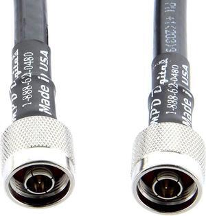 MPD Digital USA Made MILSPEC RG-213 (RG8/U), HAM,CB,GPS,RFID, Radio Antenna Cable 18FT with N male Connectors, Welcome to consult
