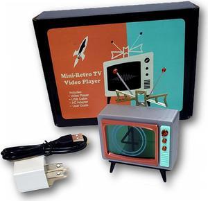 Mini 3D Printed Retro TV Video Player | Plays up to 120 Minutes of Videos & Displays Hundreds of Pics, Welcome to consult