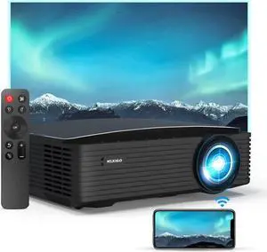 NexiGo PJ20 Outdoor Projector, Movie Projector with WiFi and Bluetooth, Native 1080P, Dolby_Audio Sound Support, Compatible w/TV Stick,iOS,Android,Laptop,Console, Welcome to consult