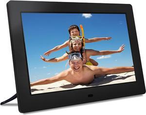 Amaboo 7 Inch Digital Picture Frame with Remote Control, 1024x600 HD IPS Display Digital Photo Frame, USB or SD Card Required, Supports Photo/Video/Music/Calendar/Slideshow, Welcome to consult