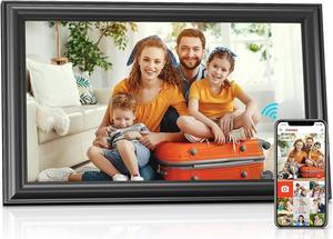 Canupfarm 32GB Digital Picture Frame 15.6 Inch, Large Digital Photo Frame with 1920 * 1080 IPS Touchscreen, Auto-Rotate, Wall Mountable, Easy Setup, Instantly Share Photos and Videos via Frameo App