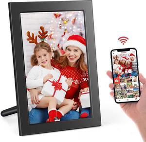 Digital Picture Frame 10.1 inch Wi-Fi Digital Photo Frame, Smart Wi-Fi Photo Frame Electronic with 32GB Storage IPS Display, Easy Setup to Share Photos or Videos by Frameo App Anywhere Anytime