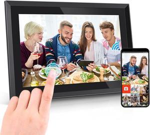 10.1 inch WiFi Digital Photo Frame by Shareshow- IPS HD Touch Screen Smart Frameo Picture Frame with 16GB Storage, Auto-Rotate, Wall Mountable, Support USB & TF Card,Share Photos & Video via Free App