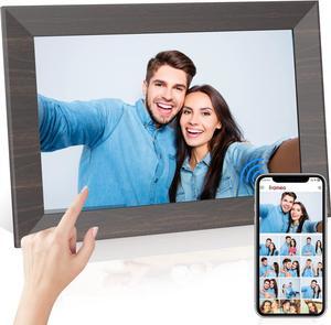  Frameo 10.1 Inch WiFi Digital Photo Frame with IPS Touch  Screen HD Display, Easy to Send Picture and Video Remotely via APP from  Anywhere, 16GB Large Storage, Auto Rotate, Slideshow