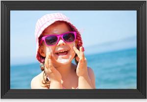Digital Picture Frames Load from Phone, Frameo 10.1 inch Smart WiFi Digital Photo Frames You Can Send Pictures to, 1280x800 IPS LCD Touch Screen, Built in 32GB, Gift for Friends and Family