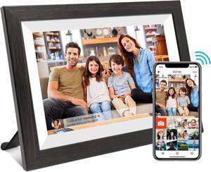 Digital Picture Frame 10.1 inch, WiFi Digital Photo Frame IPS HD Touch Screen Smart Cloud Photo Frame with 16GB Storage, Auto-Rotate, Share Photos via App, Email, Cloud, Welcome to consult